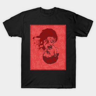 Vampiric Kiss (original illustration) T-Shirt